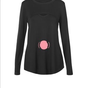 Cabi Peek a Boo tee. Size Medium